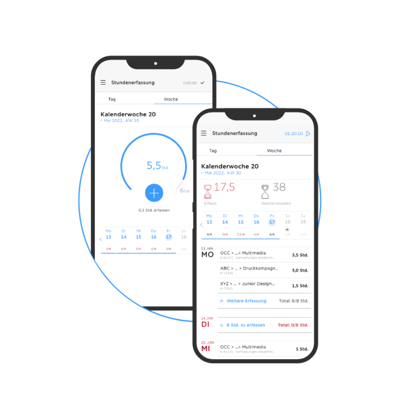App-Stundenerfassung