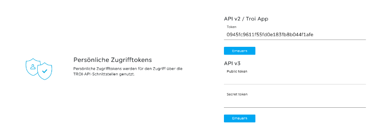 Zugriffstoken API