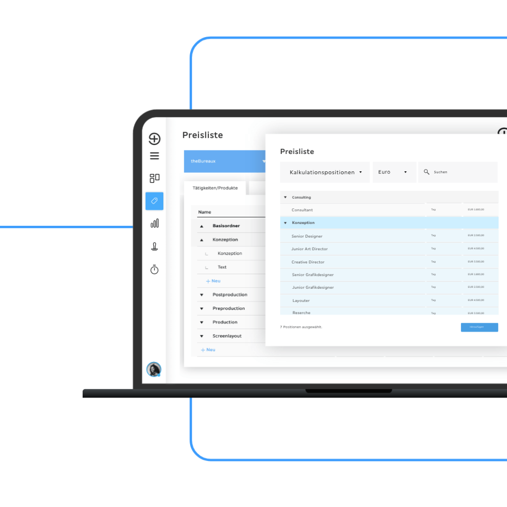 Troi - Projekt-Workflow - Preisliste