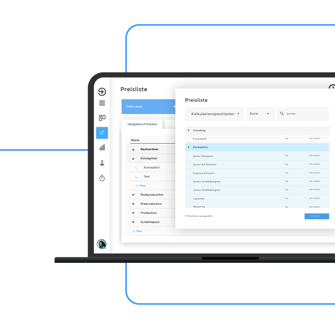 Troi - Projekt-Workflow - Preisliste
