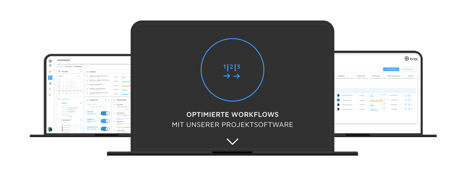 Troi - Projektsoftware - Optimierte Workflows