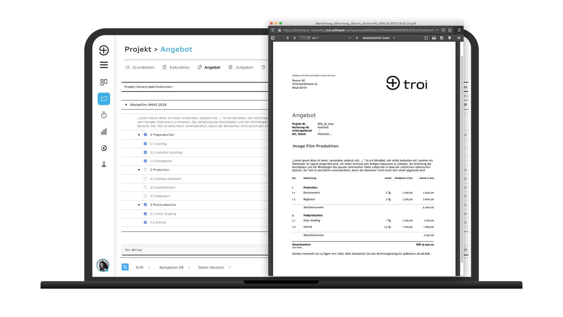 Projektliste (Angebot)