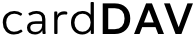 cardDAV Logo