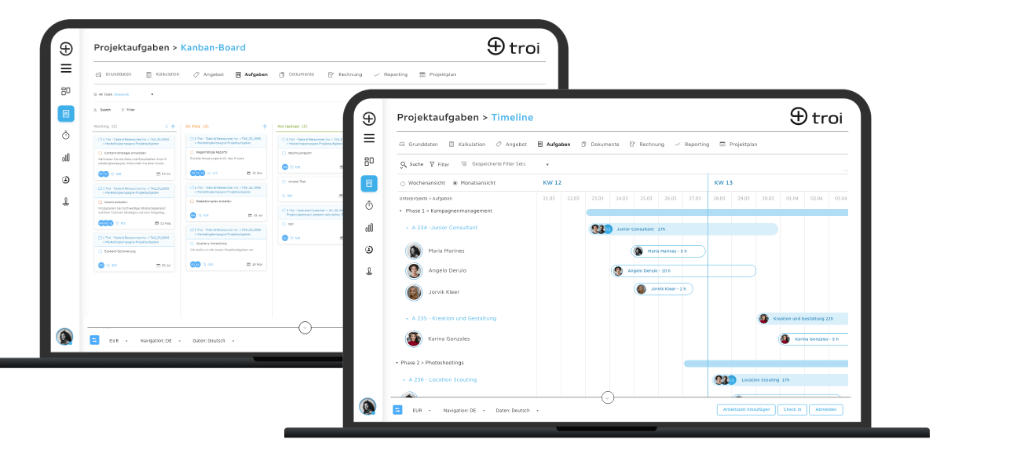 Blog_Projektaufgaben-Kanban+Timeline